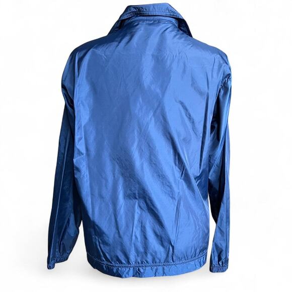 Vintage LL Bean Women’s Navy Blue Windbreaker Jacket With Zip Pockets - Picture 5 of 7